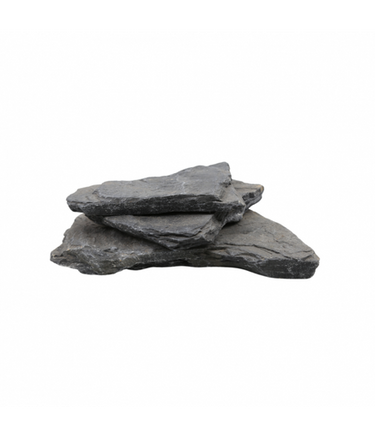 Natural Color Aquarium Black Slate Stone- 15-25cm (kg)
